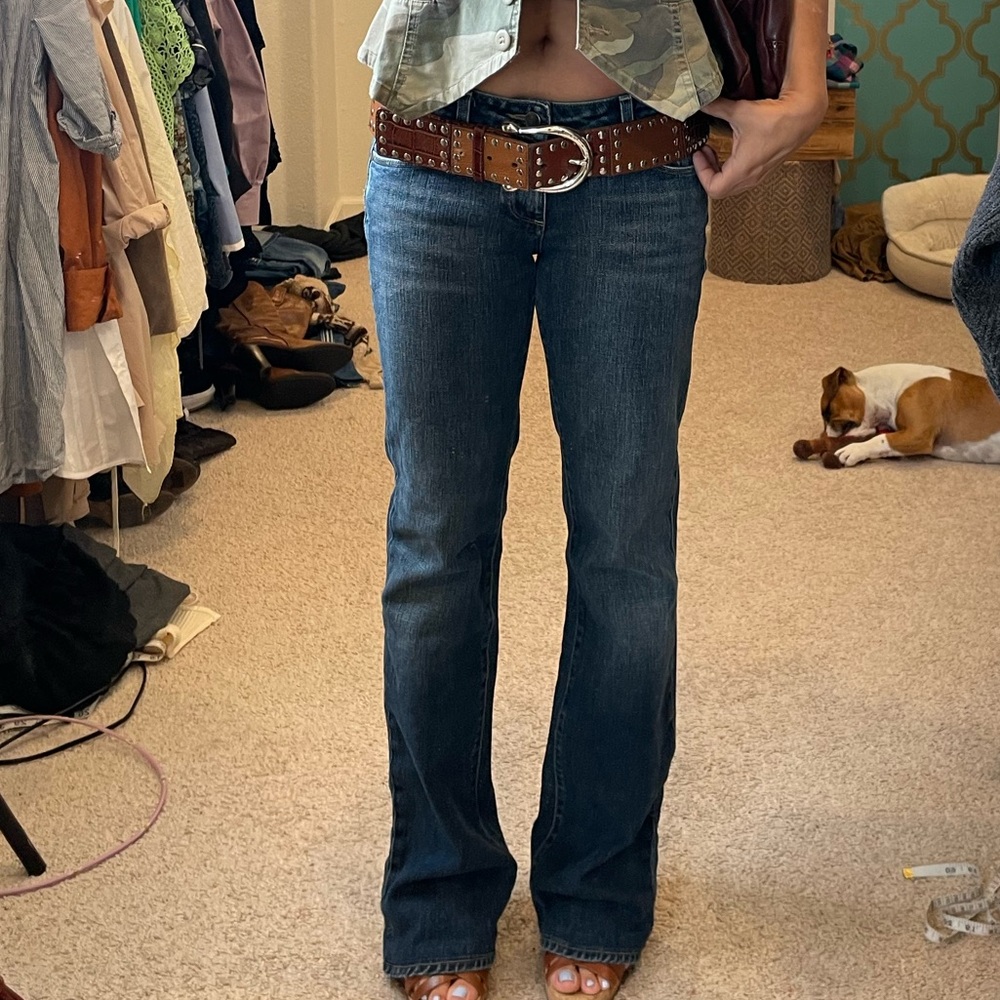 Low rise boot cut Paige jeans Size 27